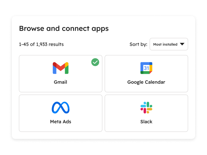Smart CRM - Integrate Apps
